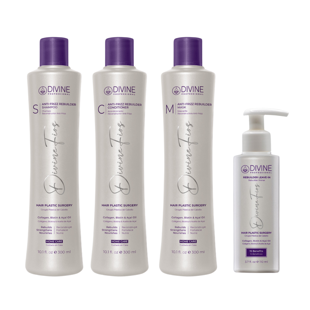 Anti Frizz Rebuilder Home Care Kit 4 Products