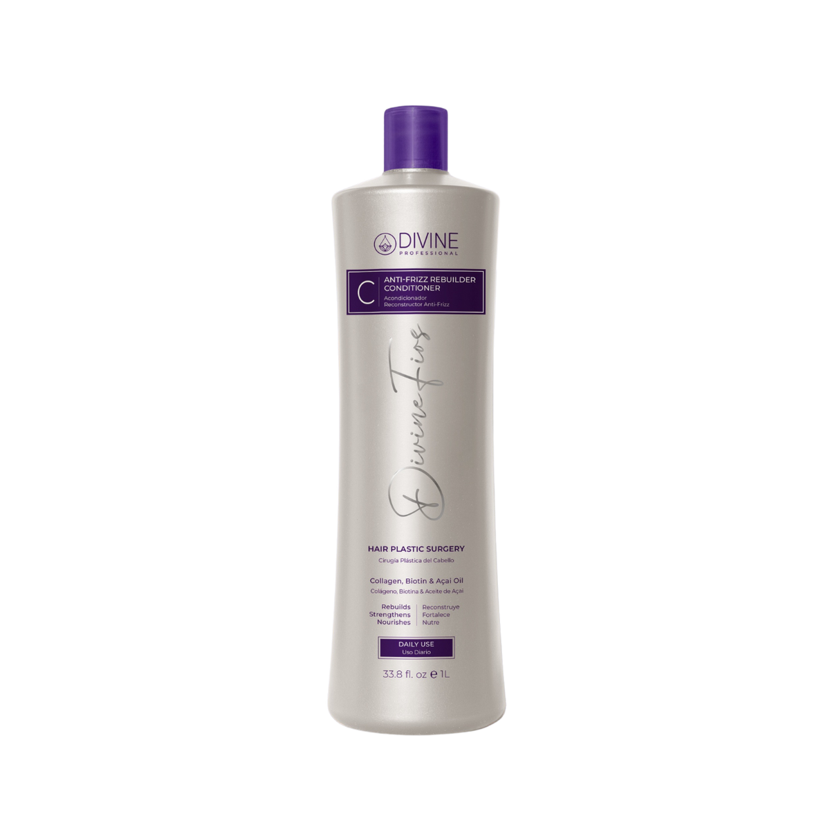 Anti-Frizz Rebuilder Shampoo & Conditioner Set – 1 L Each