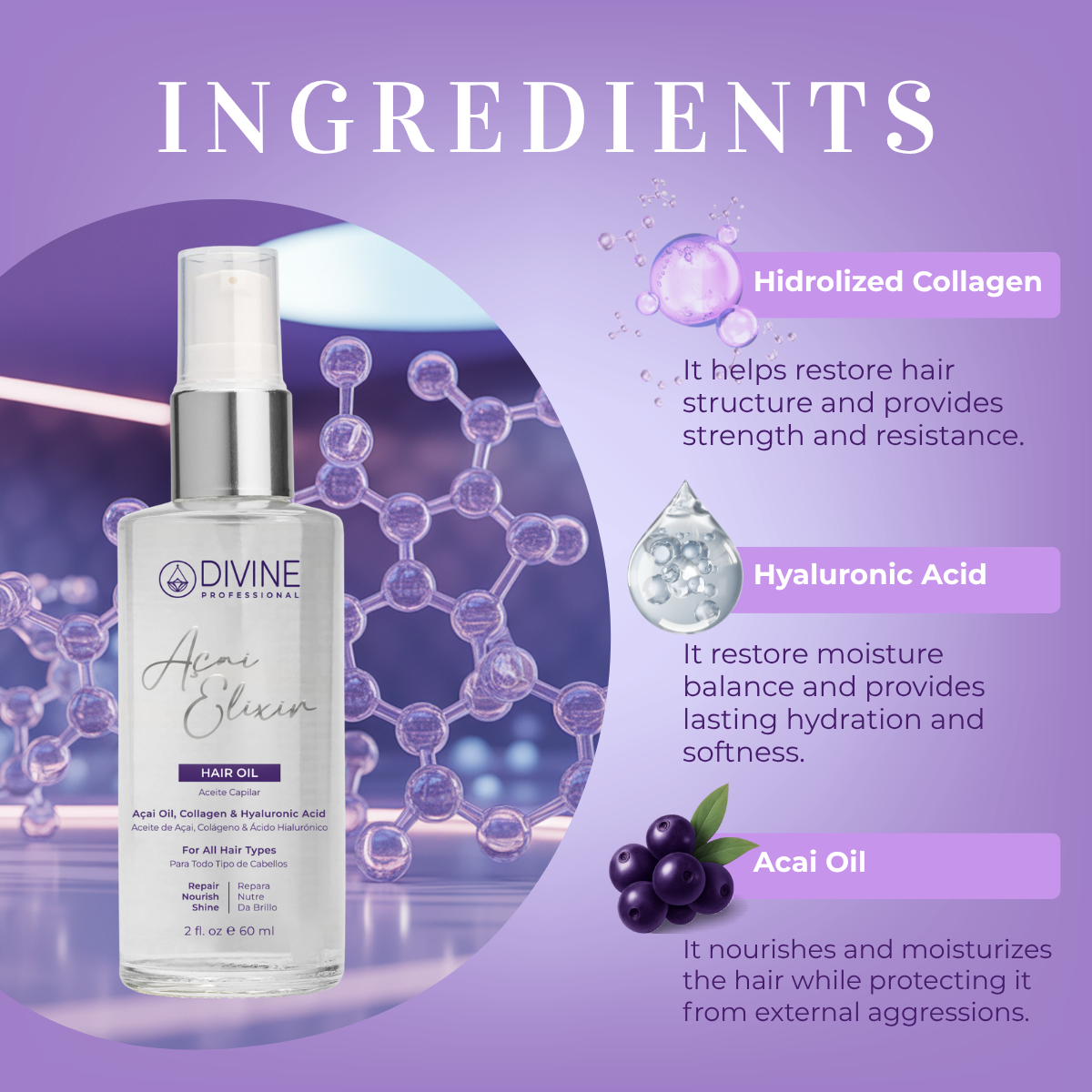 Divine Acai Elixir 60 ml