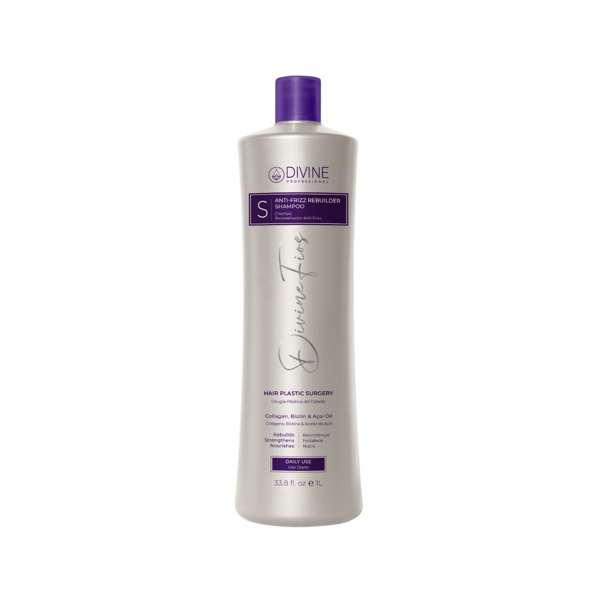 Anti-Frizz Rebuilder Shampoo & Conditioner Set – 1 L Each