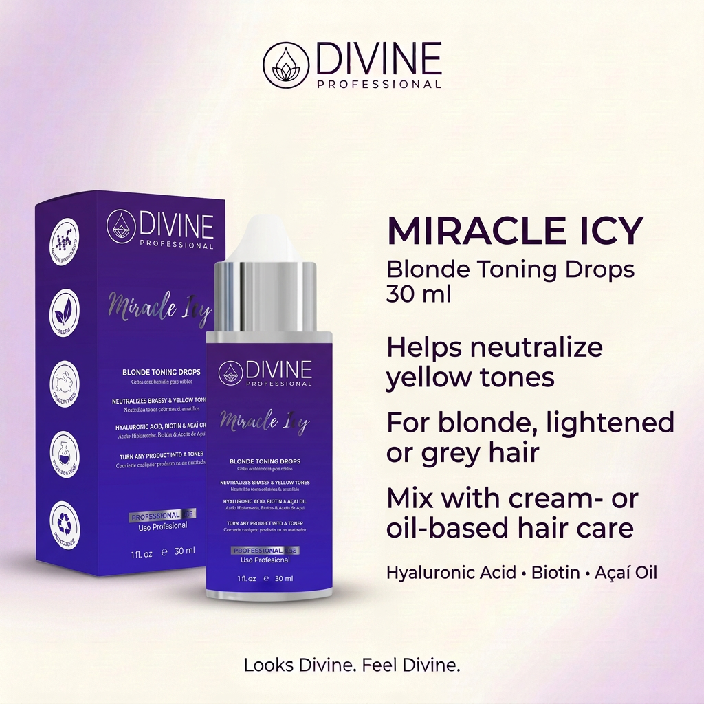 Diseño Divine Professional Miracle Icy 30 ml en inglés