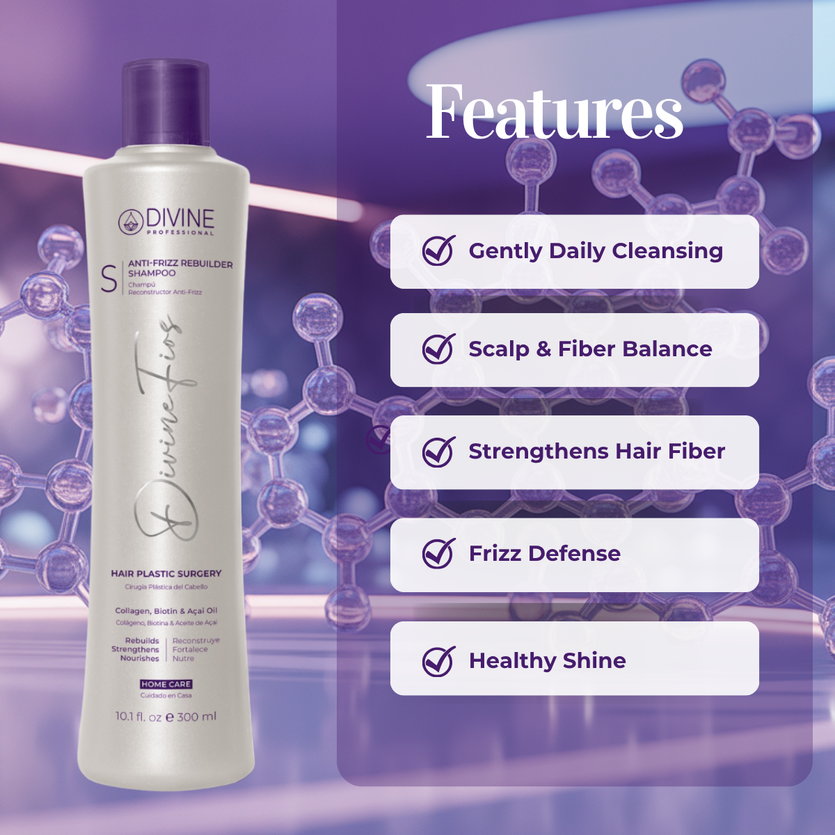 Champú Reconstructor Cuidado del Hogar 300ml