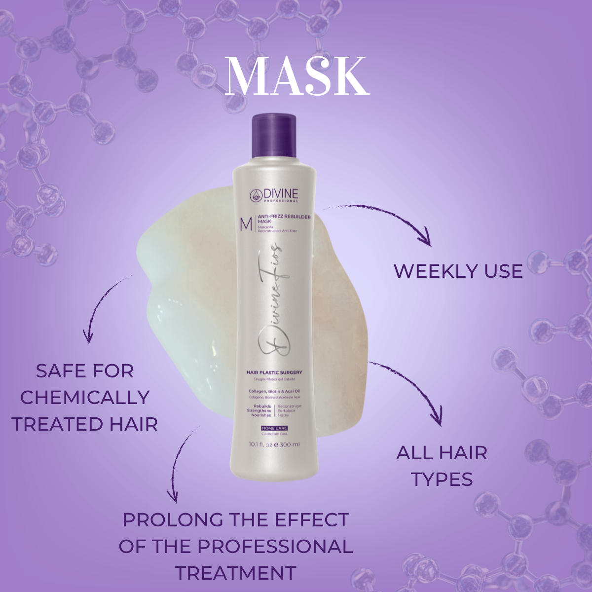 Mascarilla Reconstructora Home Care 300ml