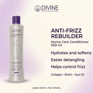 Diseño Divine Professional Acondicionador Anti-Frizz 300 ml en inglés