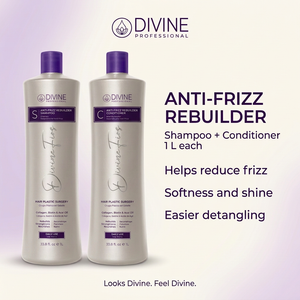 Diseño Divine Professional Anti-Frizz Rebuilder en inglés
