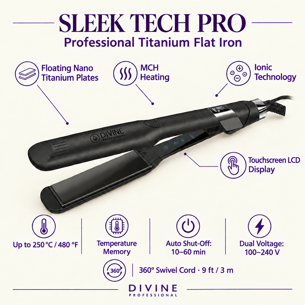 Sleek Tech PRO con la medida del cable en ft y m